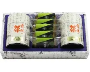 FIN-3 Gyokuro und Sencha und Matcha Financiers Geschenkbox