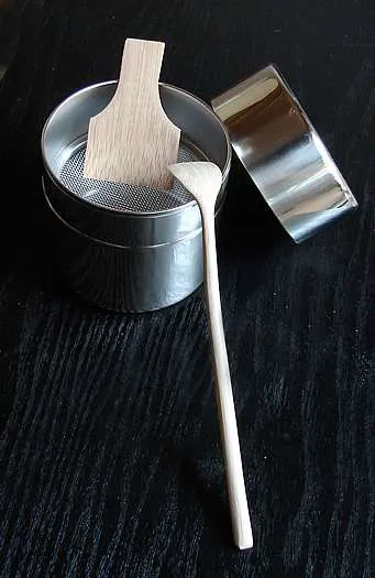 Matcha Utensil: Matcha Furui & Mizuya Chashaku
