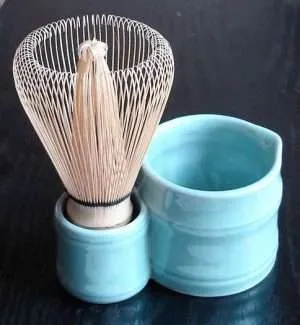 Matcha Utensil: Whisk Stand & 50 ml Measuring Cup (Whisks are sold separately)